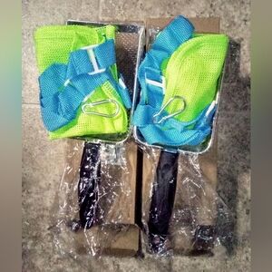 2PC Kids Shark Tooth & Shells Shovel & Mesh Bag Set